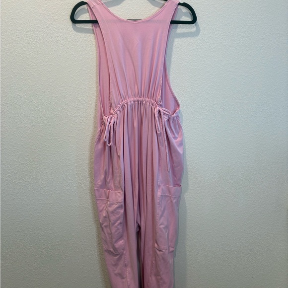 Pink Sleeveless Jumpsuit - Picture 7 of 8